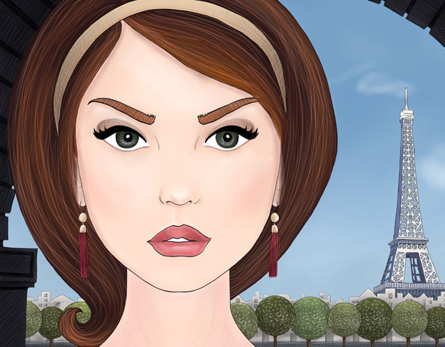 Anne-b -Illustration-Tableau Modeuse
